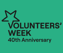 Volunteers Week 40th anniversary logo