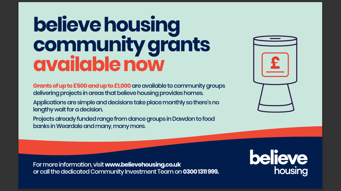 Believe Housing Community Grants