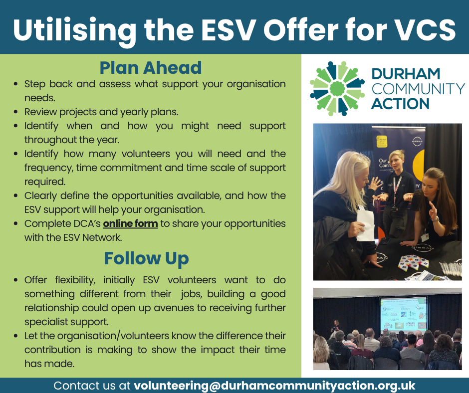 Utilising the ESV offer