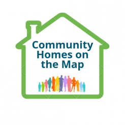 Community Homes on the Map logo