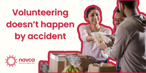 Volunteering doesn't happen by accident